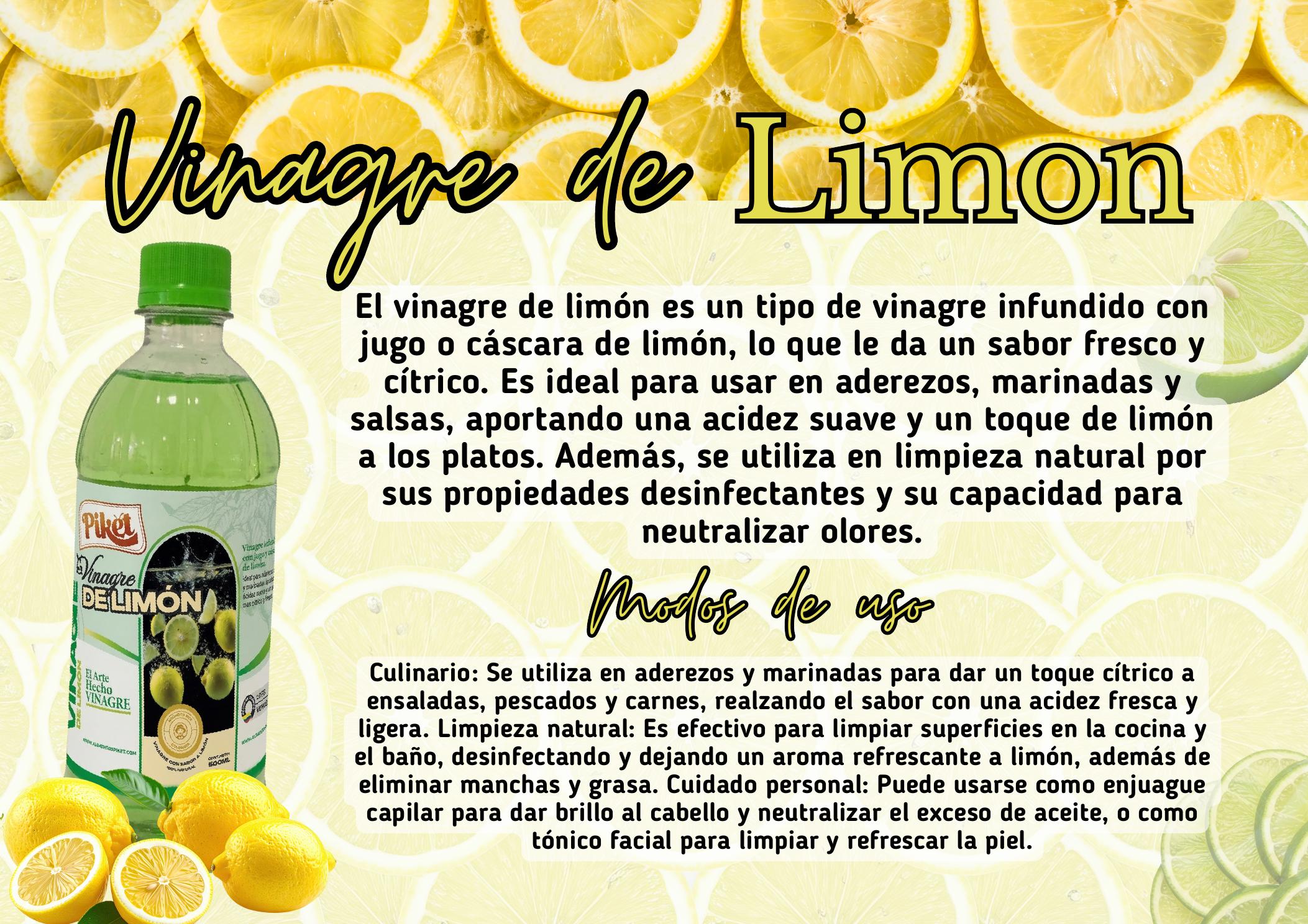 Vinagre de limón 500 ml