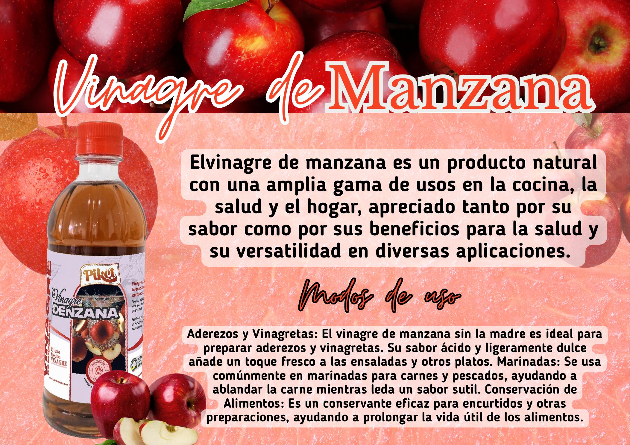 Vinagre de manzana 500 ml